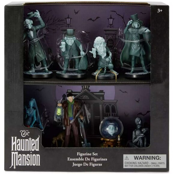 Disney The Haunted Mansion Deluxe 8-Piece PVC Figure Playset